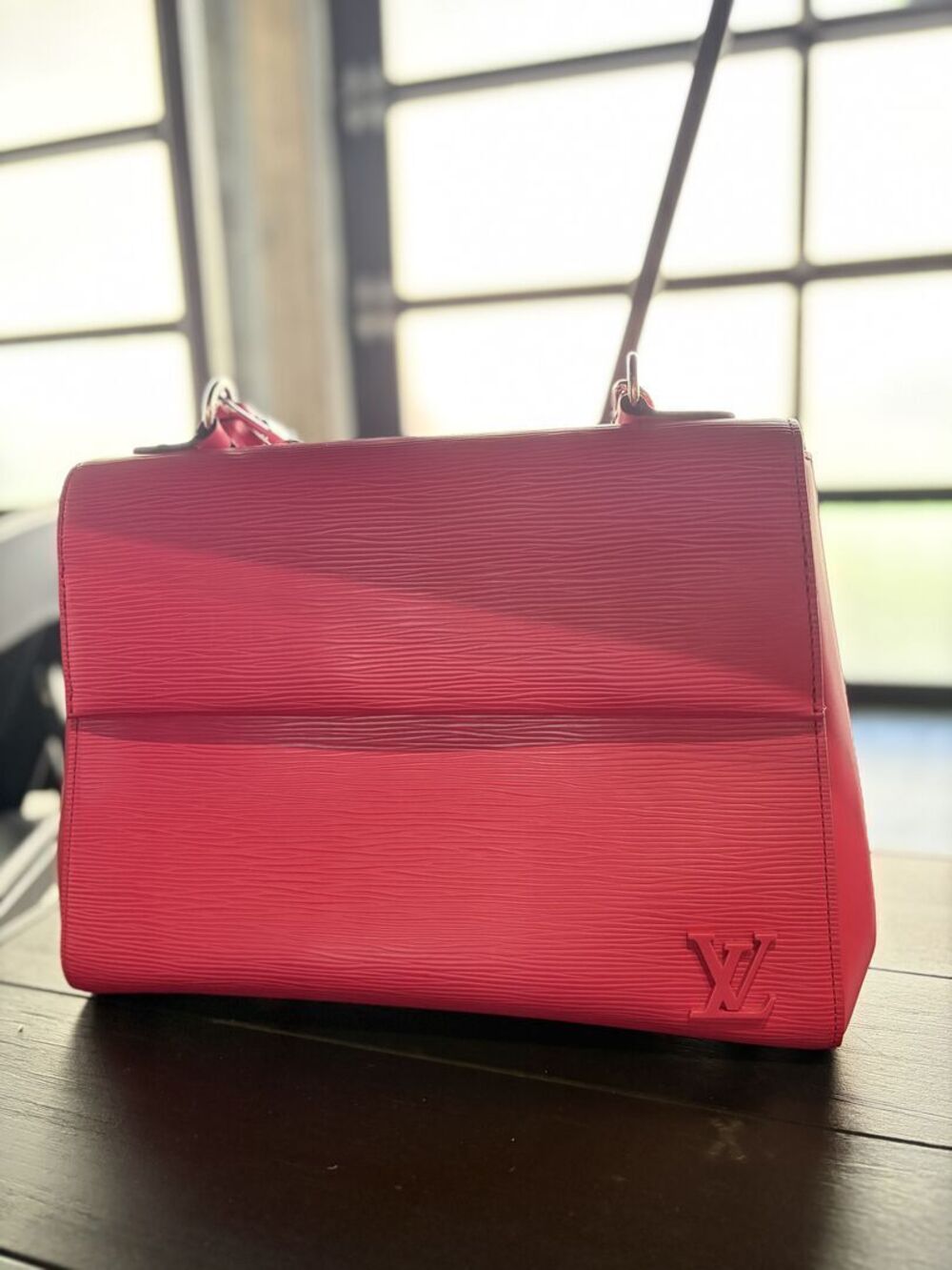 Louis Vuitton Cluny Epi Leather Pink Handbag